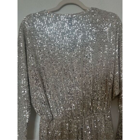 MAJE Sequined tulle playsuit FR 38 NEW NWT - Picture 11 of 11